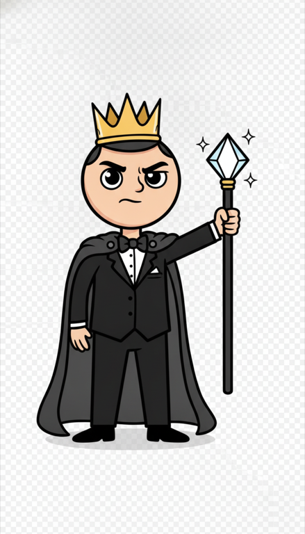 Dad, the King illustration