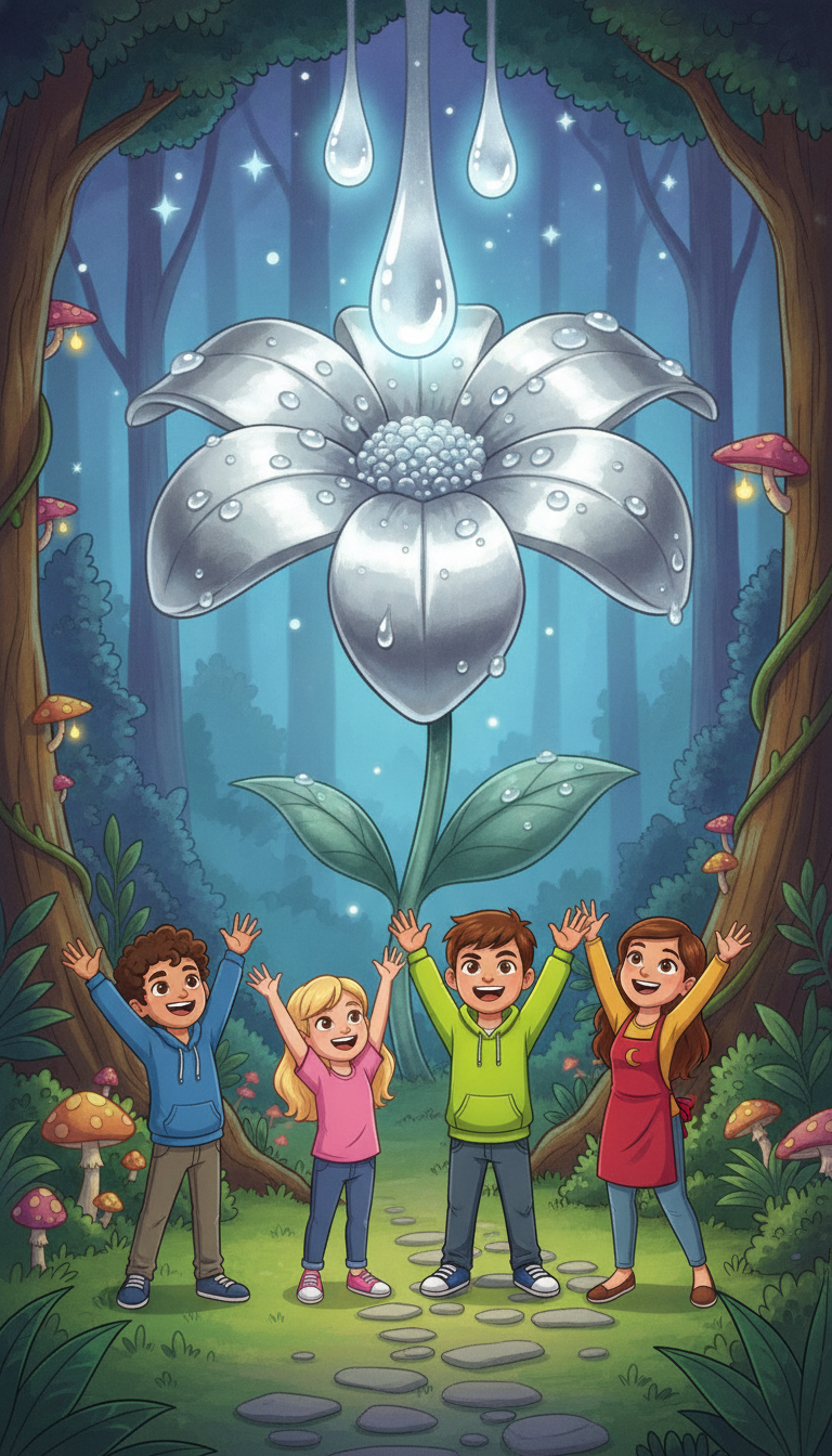 Three Silver Drops